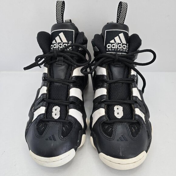 Adidas | Crazy 8 Kobe 'Black White' mids basketball sneakers | WMS 7 - Picture 2 of 8